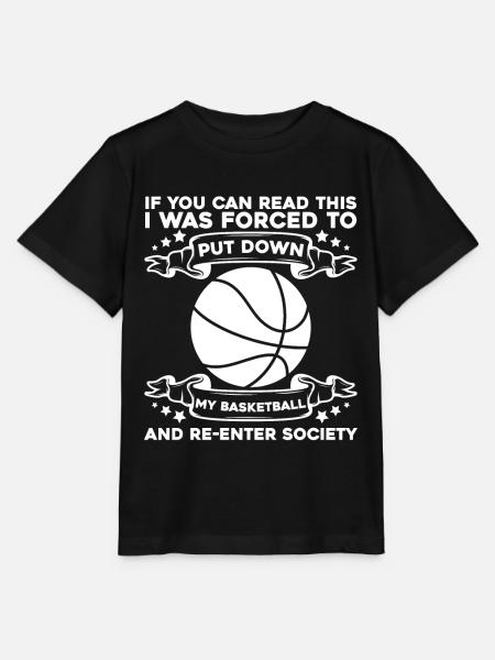 Basketball Basketballer - Stanley/Stella Kinder T-Shirt MINI CREATOR  - Schwarz