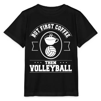 Volleyball Beach Volleyball - Stanley/Stella MINI CREATOR Kids’ T-Shirt - black - Front - Mikhail (115cm)