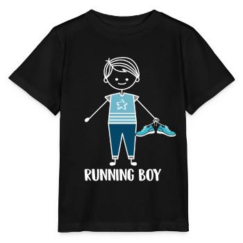 Jogging Running Running Runner Runners - Stanley/Stella MINI CREATOR Kids’ T-Shirt - black - Front - Mikhail (115cm)