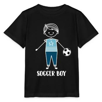 Football Football - T-shirt bio MINI CREATOR Stanley/Stella Enfant - noir - Devant - Mikhail (115cm)