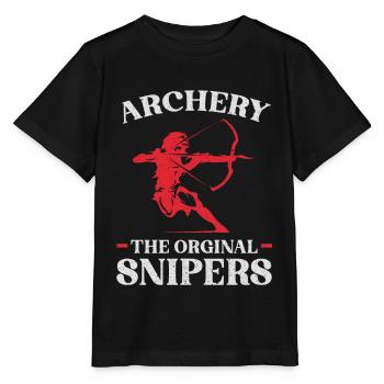 Archer Archery Arrow Archery Archery - Stanley/Stella MINI CREATOR Kids’ T-Shirt - black - Front - Mikhail (115cm)