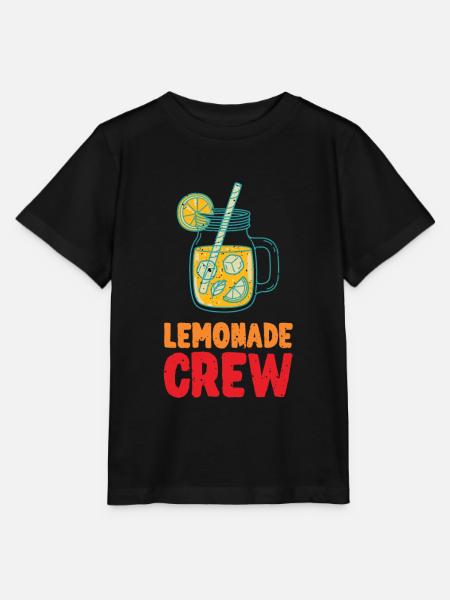 Lemonade Crew Juice Stand - Stanley/Stella Kinder T-Shirt MINI CREATOR - Schwarz