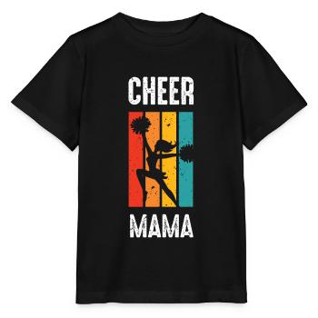 Cheer Mom - Stanley/Stella Kinder T-Shirt MINI CREATOR  - Schwarz - Vorne - Mikhail (115cm)