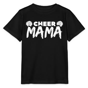 Cheer Mom - Stanley/Stella Kinder T-Shirt MINI CREATOR  - Schwarz - Vorne - Mikhail (115cm)