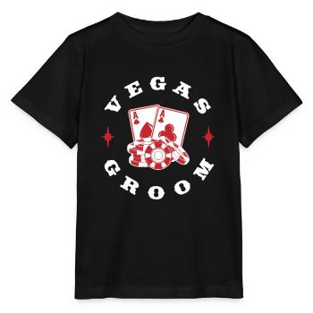 Las Vegas Groom Squad Vegas Mariage - T-shirt bio MINI CREATOR Stanley/Stella Enfant - noir - Devant - Mikhail (115cm)