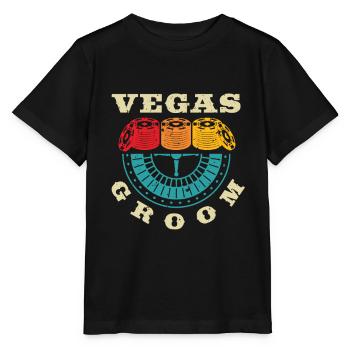 Las Vegas Groom Squad Vegas Mariage - T-shirt bio MINI CREATOR Stanley/Stella Enfant - noir - Devant - Mikhail (115cm)