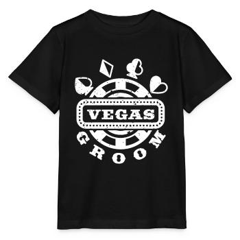 Las Vegas Groom Squad Vegas Mariage - T-shirt bio MINI CREATOR Stanley/Stella Enfant - noir - Devant - Mikhail (115cm)