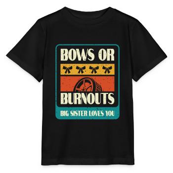 Burnouts Or Bows Gender Reveal Party - T-shirt bio MINI CREATOR Stanley/Stella Enfant - noir - Devant - Mikhail (115cm)