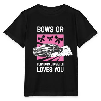 Burnouts Or Bows Gender Reveal Party - T-shirt bio MINI CREATOR Stanley/Stella Enfant - noir - Devant - Mikhail (115cm)
