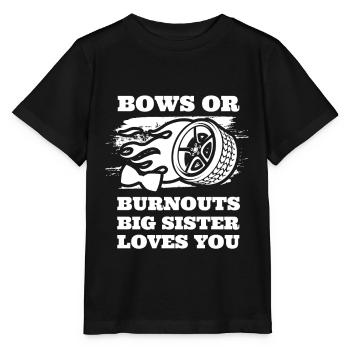 Burnouts Or Bows Gender Reveal Party - T-shirt bio MINI CREATOR Stanley/Stella Enfant - noir - Devant - Mikhail (115cm)