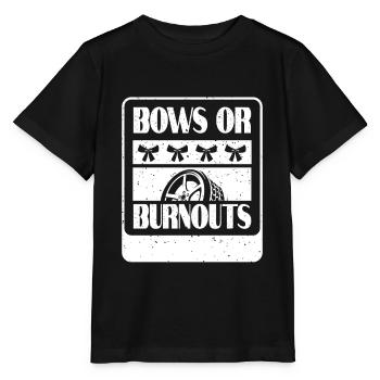 Burnouts Or Bows Gender Reveal Party - T-shirt bio MINI CREATOR Stanley/Stella Enfant - noir - Devant - Mikhail (115cm)