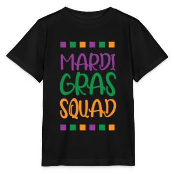 Escouade de Mardi Gras - T-shirt bio MINI CREATOR Stanley/Stella Enfant - noir - Devant - Mikhail (115cm)