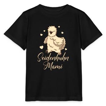 Seidenhuhn Mami - Seidenhuhn - Stanley/Stella Kinder T-Shirt MINI CREATOR  - Schwarz - Vorne - Mikhail (115cm)