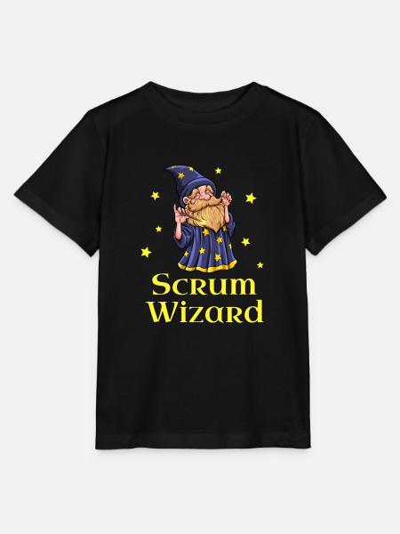 Scrum Wizard - Scrum Master - Stanley/Stella Kinder T-Shirt MINI CREATOR - Schwarz