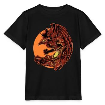 Le dieu égyptien Horus - T-shirt bio MINI CREATOR Stanley/Stella Enfant - noir - Devant - Mikhail (115cm)