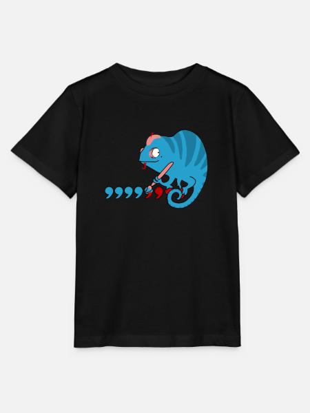 Comma Cameleon - Stanley/Stella Kinder T-Shirt MINI CREATOR - Schwarz
