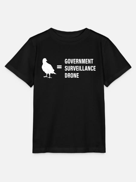 Birds Aren't Real - Stanley/Stella Kinder T-Shirt MINI CREATOR - Schwarz