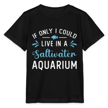 Aquarium eau salée Aquaristique Cadeau Aquaristique - T-shirt bio MINI CREATOR Stanley/Stella Enfant - noir - Devant - Mikhail (115cm)