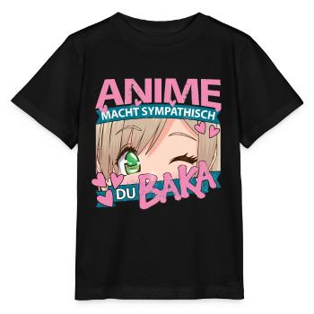 Anime Macht Sympathisch Du Baka Kawaii Anime Girl - Stanley/Stella Kinder T-Shirt MINI CREATOR  - Schwarz - Vorne - Mikhail (115cm)