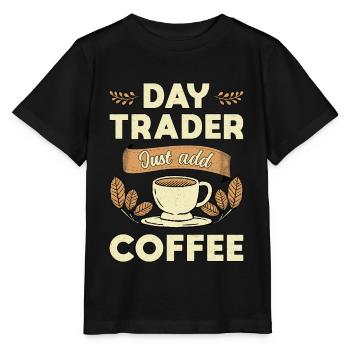 Actions marché boursier trader négociation boursière cadeau - T-shirt bio MINI CREATOR Stanley/Stella Enfant - noir - Devant - Mikhail (115cm)