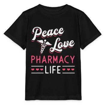 Pharmacie pharmacie pharmacie technicien cadeau - T-shirt bio MINI CREATOR Stanley/Stella Enfant - noir - Devant - Mikhail (115cm)
