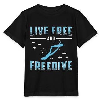 Apnée de plongée Apnée Cadeau d’apnée - T-shirt bio MINI CREATOR Stanley/Stella Enfant - noir - Devant - Mikhail (115cm)