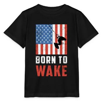 Wakeboard Wakeboard Wakeboard Cadeau de wakeboard - T-shirt bio MINI CREATOR Stanley/Stella Enfant - noir - Devant - Mikhail (115cm)