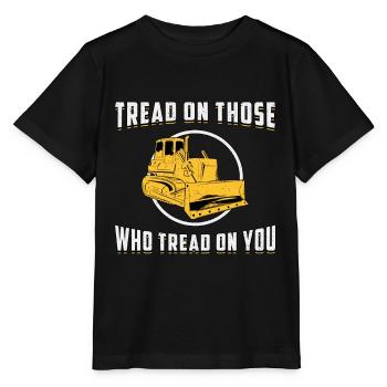 Bulldozer Construction Worker Gift - T-shirt bio MINI CREATOR Stanley/Stella Enfant - noir - Devant - Mikhail (115cm)