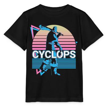 Cyclope Cadeau de mythologie grecque - T-shirt bio MINI CREATOR Stanley/Stella Enfant - noir - Devant - Mikhail (115cm)