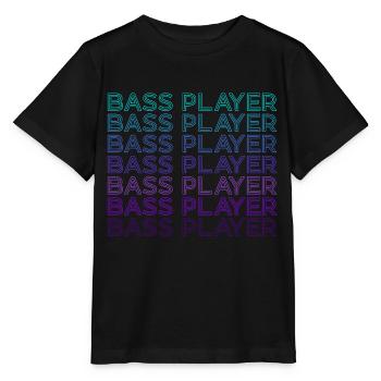 Bassist Bassist Gitarrist Gitarre Retro - Stanley/Stella Kinder T-Shirt MINI CREATOR  - Schwarz - Vorne - Mikhail (115cm)
