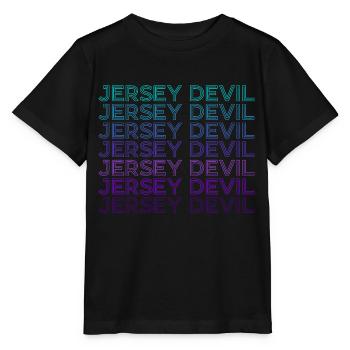 Jersey Devil Cryptozoologie Rétro - T-shirt bio MINI CREATOR Stanley/Stella Enfant - noir - Devant - Mikhail (115cm)