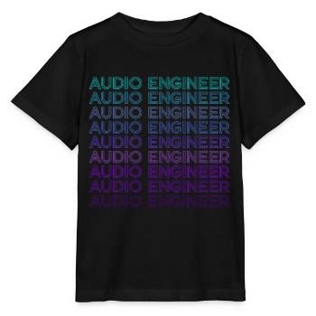 Ingénieur du son Ingénieur du son Retro - T-shirt bio MINI CREATOR Stanley/Stella Enfant - noir - Devant - Mikhail (115cm)