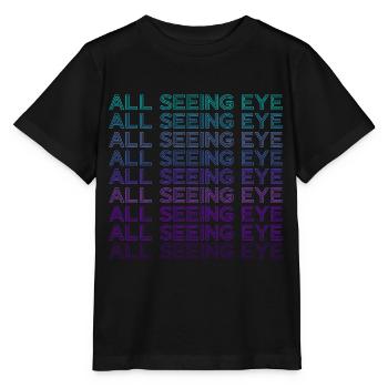 All-seeing eye retro - Stanley/Stella MINI CREATOR Kids’ T-Shirt - black - Front - Mikhail (115cm)