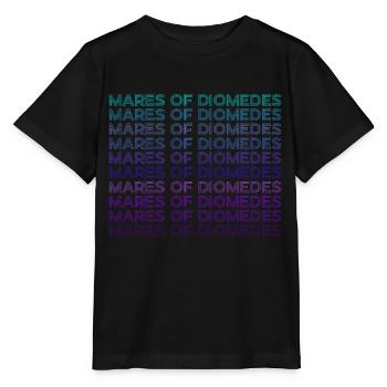 Stuten des Diomedes Griechische Mythologie Retro - Stanley/Stella Kinder T-Shirt MINI CREATOR  - Schwarz - Vorne - Mikhail (115cm)