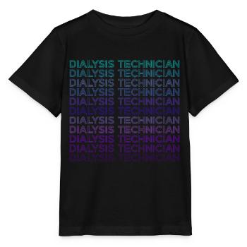 Dialysis Technician Dialysis Technician Retro - Stanley/Stella MINI CREATOR Kids’ T-Shirt - black - Front - Mikhail (115cm)