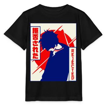 Emo Anime Young Vaporwave Aesthetically Rejected Ges - Stanley/Stella MINI CREATOR Kids’ T-Shirt - black - Front - Mikhail (115cm)