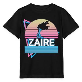 Zaire Kongo Kongolese Retro Geschenk - Stanley/Stella Kinder T-Shirt MINI CREATOR  - Schwarz - Vorne - Mikhail (115cm)