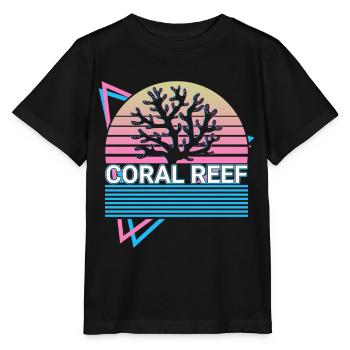 Cadeau rétro De récif corallien - T-shirt bio MINI CREATOR Stanley/Stella Enfant - noir - Devant - Mikhail (115cm)