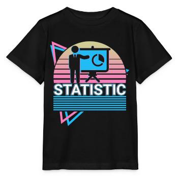 Statistiker Statistiker Retro Geschenk - Stanley/Stella Kinder T-Shirt MINI CREATOR  - Schwarz - Vorne - Mikhail (115cm)