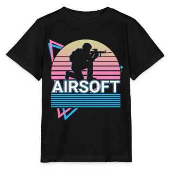 Airsoft Retro Geschenk - Stanley/Stella Kinder T-Shirt MINI CREATOR  - Schwarz - Vorne - Mikhail (115cm)