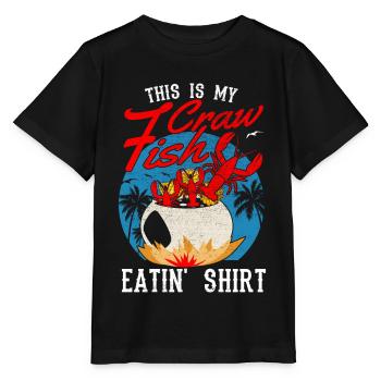 Saison des écrevisses Cuisson Aliments pour écrevisses - T-shirt bio MINI CREATOR Stanley/Stella Enfant - noir - Devant - Mikhail (115cm)
