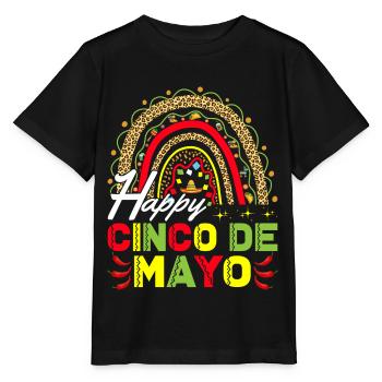 Fiesta Joyeuse Fête Cinco De Mayo - T-shirt bio MINI CREATOR Stanley/Stella Enfant - noir - Devant - Mikhail (115cm)