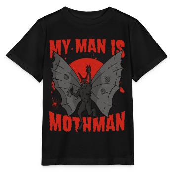 Mothman Crypto Cryptozoology Cadeau - T-shirt bio MINI CREATOR Stanley/Stella Enfant - noir - Devant - Mikhail (115cm)