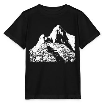 Machu Picchu Peru Inka Geschenk - Stanley/Stella Kinder T-Shirt MINI CREATOR  - Schwarz - Vorne - Mikhail (115cm)