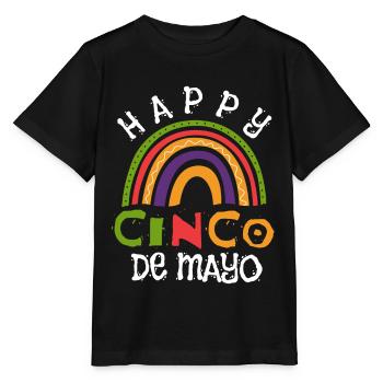 Fiesta Joyeux Cinco De Mayo - T-shirt bio MINI CREATOR Stanley/Stella Enfant - noir - Devant - Mikhail (115cm)
