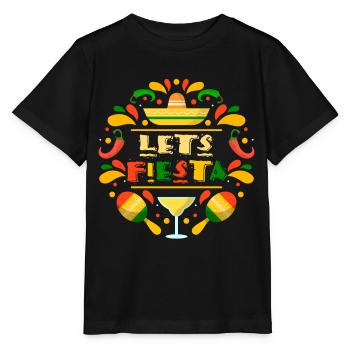 Fiesta Sombrero Joyeux Cinco De Mayo - T-shirt bio MINI CREATOR Stanley/Stella Enfant - noir - Devant - Mikhail (115cm)