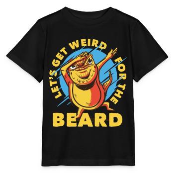 Dabbing Bearded Dragon Dabber - Stanley/Stella MINI CREATOR Kids’ T-Shirt - black - Front - Mikhail (115cm)