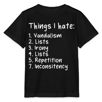 Funny Sarcasm Sarcastic - Stanley/Stella MINI CREATOR Kids’ T-Shirt - black - Front - Mikhail (115cm)