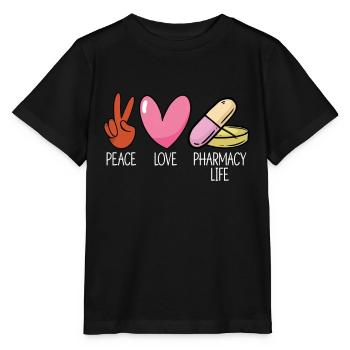 Technicien en pharmacie Cadeau de technicien en pharmacie - T-shirt bio MINI CREATOR Stanley/Stella Enfant - noir - Devant - Mikhail (115cm)