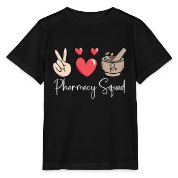 Technicien en pharmacie Cadeau de technicien en pharmacie - T-shirt bio MINI CREATOR Stanley/Stella Enfant - noir - Devant - Mikhail (115cm)